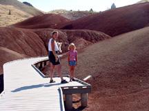 Summer, Diana and Pixie at Painted Hills